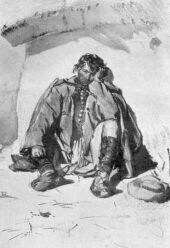 MÁMOROS PARASZT. 1854 PETTENKOFEN ÁGOST VÍZFESTMÉNYE A NEMZETI MÚZEUM TULAJDONA