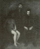 HÁROM MODELL. 1903<BR>KERNSTOCK KÁROLY FESTMÉNYE
