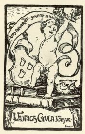 EX-LIBRIS ÉDER GYULA RAJZA
