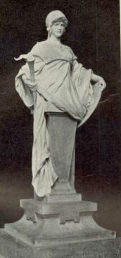 MINERVA. PULSZKY FERENC SÍREMLÉKE DONÁTH GYULA SZOBORMŰVE