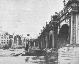 WATERLOO-BRIDGE CAMERON D. J. RÉZKARCA A MAJOVSZKY-GYÜJTEMÉNYBŐL SZÉPMŰVÉSZETI MÚZEUM