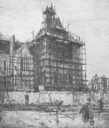 ÉPÜLŐ KÓRHÁZ A BELGRAVE-NEGYEDBEN BONE M. METSZETE A MAJOVSZKY-GYÜJTEMÉNYBCL SZÉPMŰVÉSZETI MÚZEUM