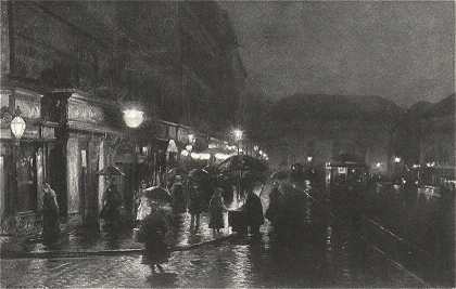 Est a V�ci k�r�ton - Knopp Inre olajfestm�nye