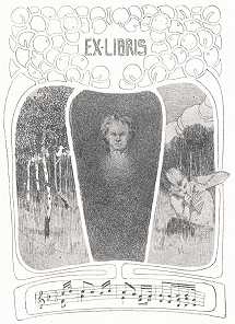 EX-LIBRIS VADÁSZ MIKLÓS RAJZA