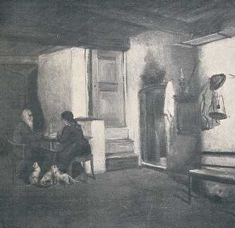 INTÉRIEUR BRUCK MIKSA FESTMÉNYE