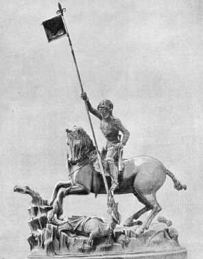 SZENT GY�RGY SZOBRA PR�G�BAN