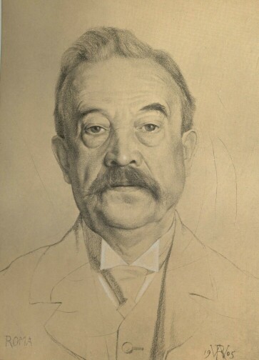 ARCKÉPTANULMÁNY WELLMANN RÓBERT RAJZA