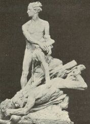 RÉSZLET ABEL MATEMATIKUS MOST KÉSZÜLŐ EMLÉKÉRŐL GUSTAV VIGELAND MŰVE