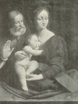 SZENT CSALÁD MÁSOLAT CESARE DA SESTO NYOMÁN SZÉPMŰVÉSZETI MÚZEUM