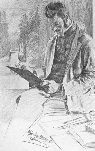 A GRAFIKUS GYENIS J�NOS RAJZA