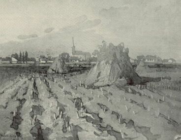 KAZLAK A MEZŐN MIHALIK DÁNIEL FESTMÉNYE