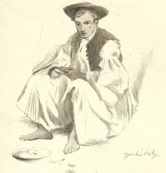 PARASZTLEGÉNY JUSZKÓ BÉLA RAJZA
