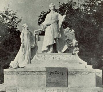 PET�FI SZOBRA POZSONYBAN RADNAI B�LA M�VE