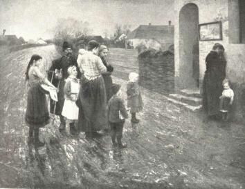 VALLATÁS (1897) PATAKY LÁSZLÓ FESTMÉNYE A MAGYAR ÁLLAM TULAJDONA