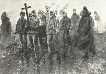 RABTEMETÉS. 1911 PATAKY LÁSZLÓ UTOLSÓ FESTMÉNYE