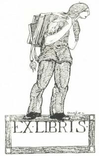 EX-LIBRIS SASSY ATTILA RAJZA