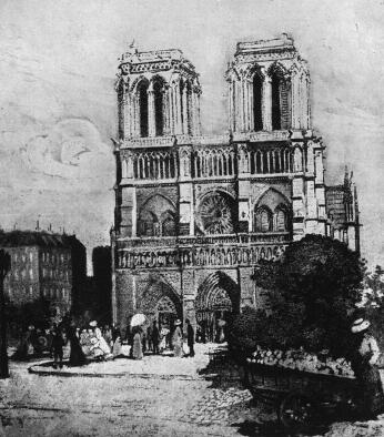 A P�RISI N�TRE DAME WAGNER G�ZA AKVATINT�JA