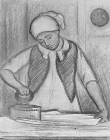 VASALÓ LEÁNY MIKOLA ANDRÁS RAJZA