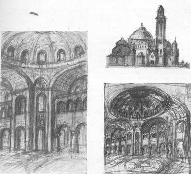 TANULM�NYOK �S V�ZLATOK A BUDAPESTI FERENC J�ZSEF JUBILEUMI TEMPLOMHOZ LECHNER �D�N M�VEI