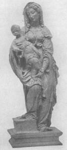 14. �BRA. FIRENZEI MUNKA, 1530 T�J�R�L: KIS MADONNA-SZOBOR. STUCCO, VIASZ, SZ�VET.