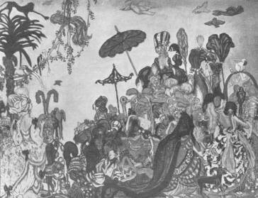 AZ ERNST-MÚZEUM KIÁLLÍTÁSÁBÓL SÁBA KIRÁLYNŐJE GRÓF BATTHYÁNY GYULA FESTMÉNYE