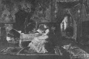 PARISI INTERIEUR. MUNKÁCSY MIHÁLY FESTMÉNYE SZÉPMŰVÉSZETI MÚZEUM