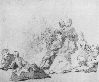 SZABADBAN MULATÓ TÁRSASÁG JEAN-BAPTISTE OUDRY RAJZA SZÉPMŰVÉSZETI MÚZEUM