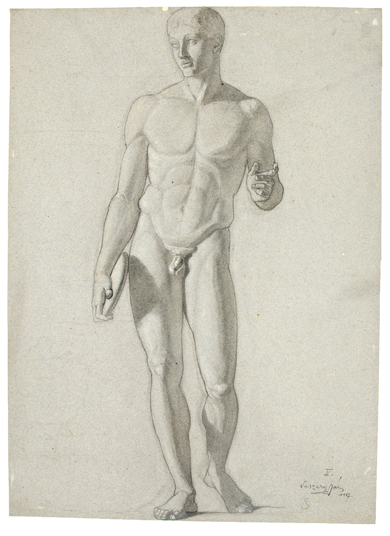  János Vaszary: Plaster - study