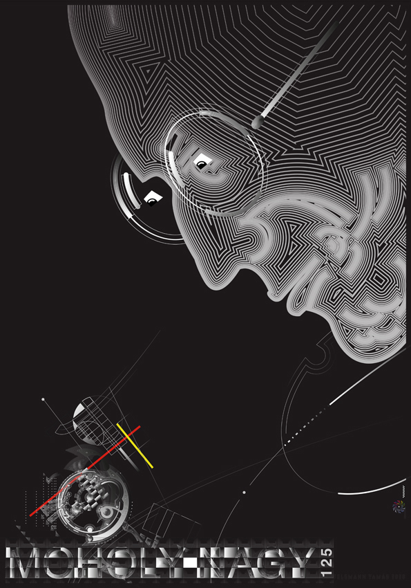 In memoriam Moholy-Nagy László 125. No.3. (Tanulmányterv)