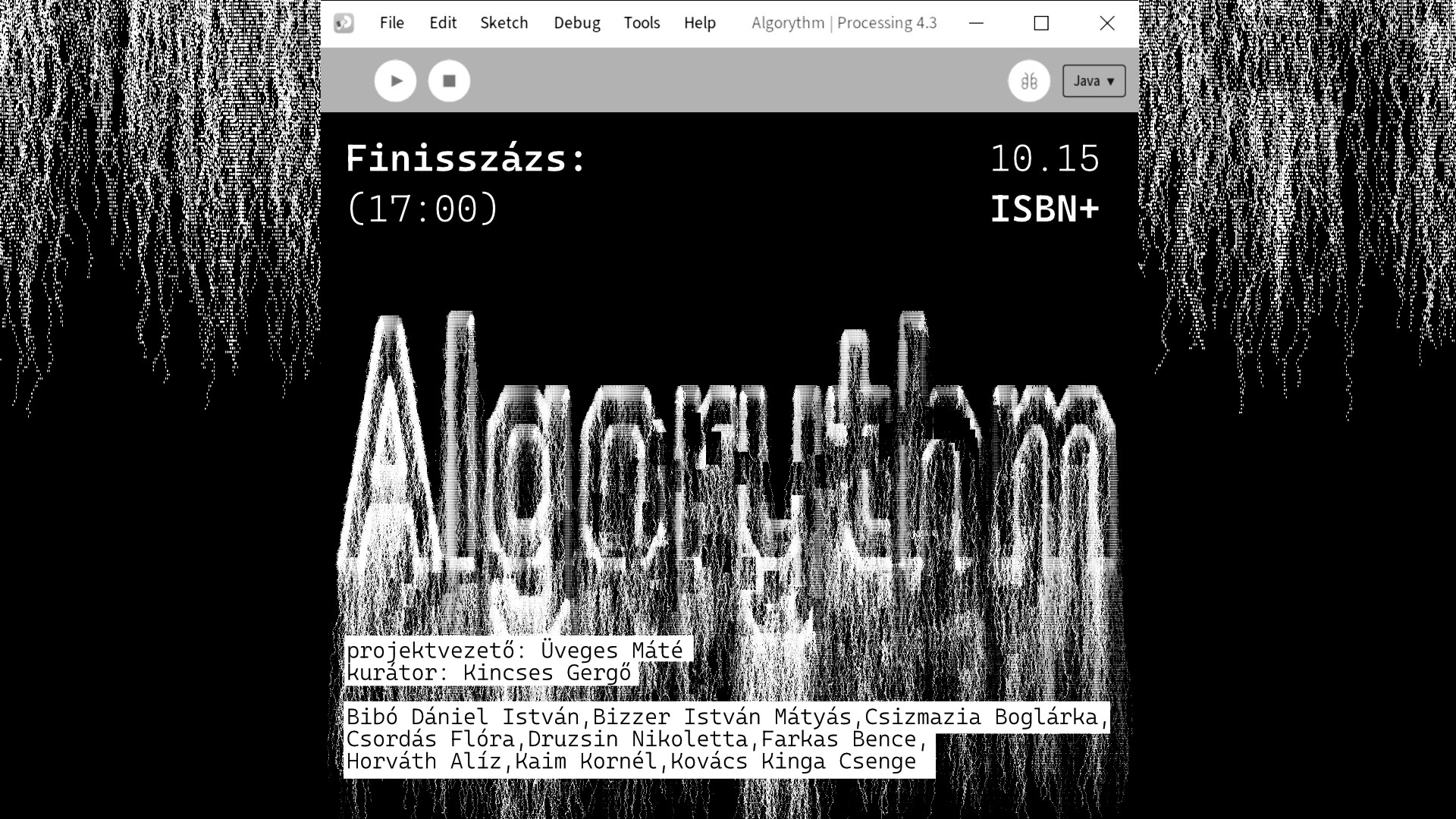 Algorythm – Kiállítás az ISBN+ Galériában