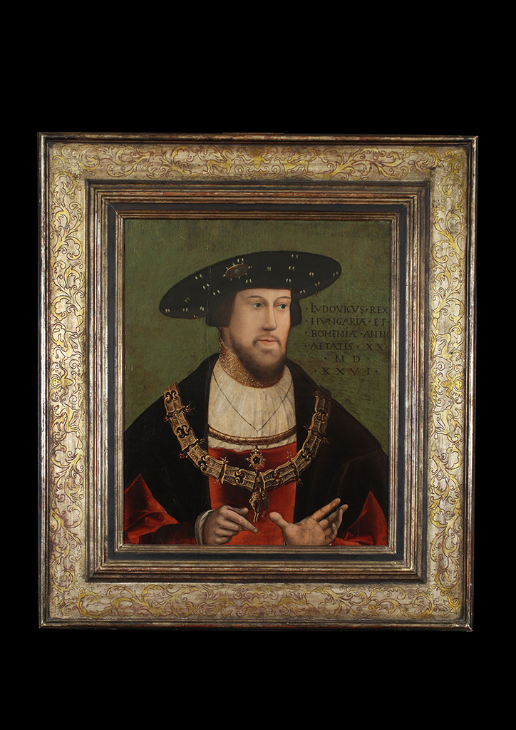 Ismeretlen festő: II. Lajos magyar király portréja, 16. század