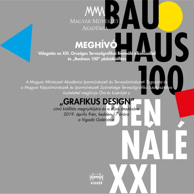XXI. Tervezőgrafikai Biennálé és Bauhaus 100