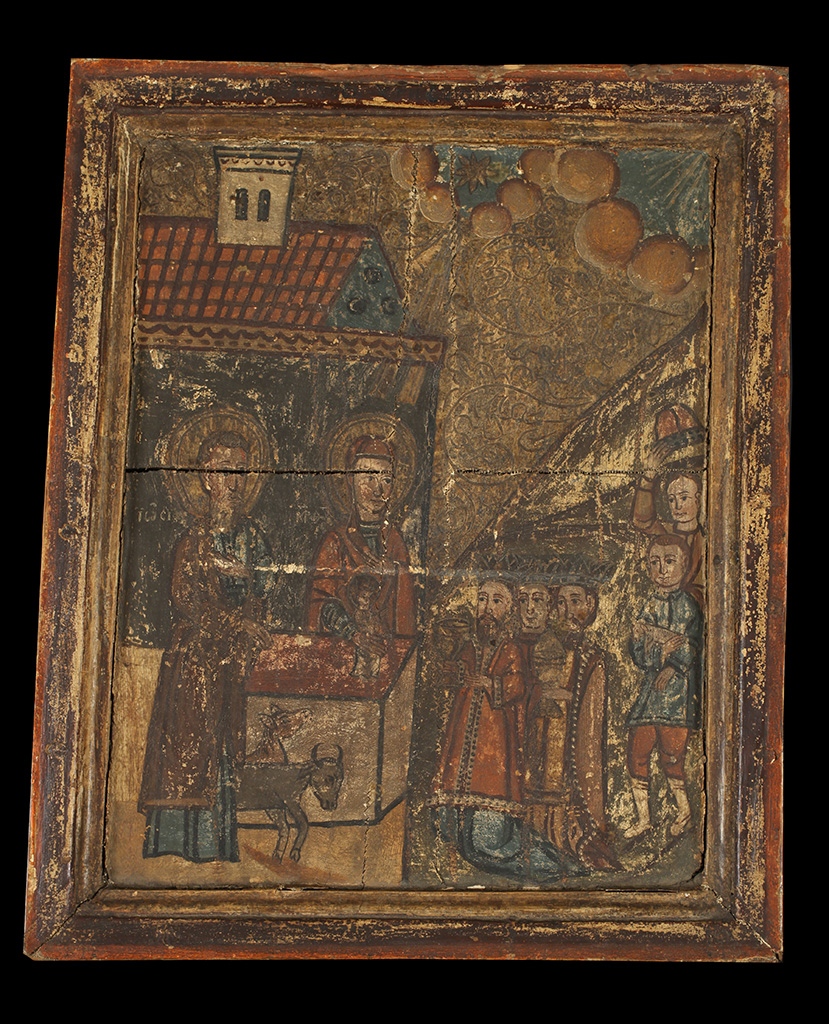 Alexander Ponehalszki: Örömhírvétel, 17. sz. és Jézus Krisztus születése (Királyok imádása), 1760-80 k.