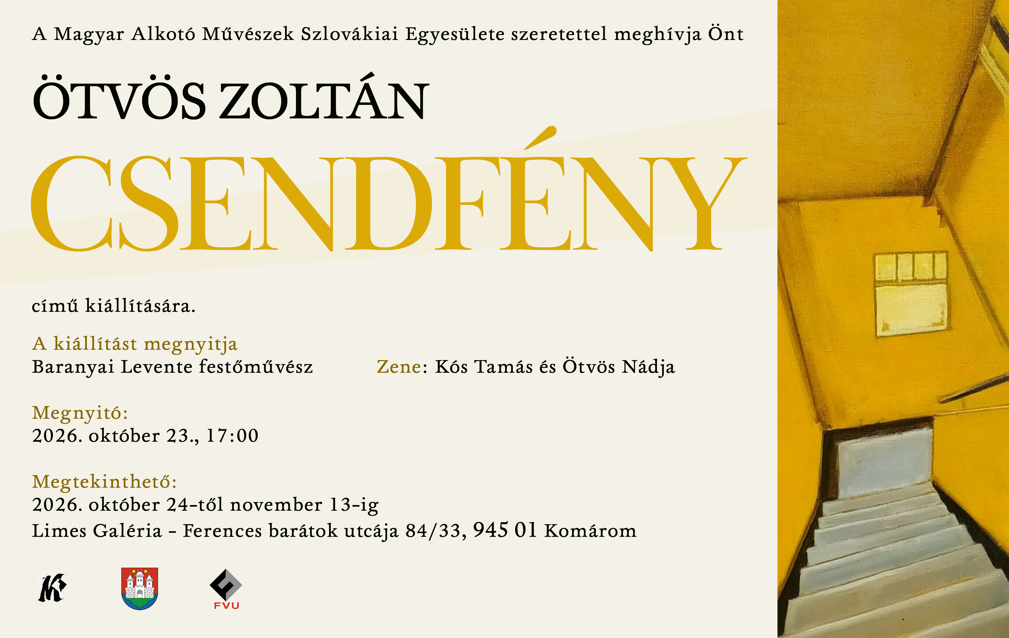 Csendfény címmel nyílik Ötvös Zoltán kiállítása