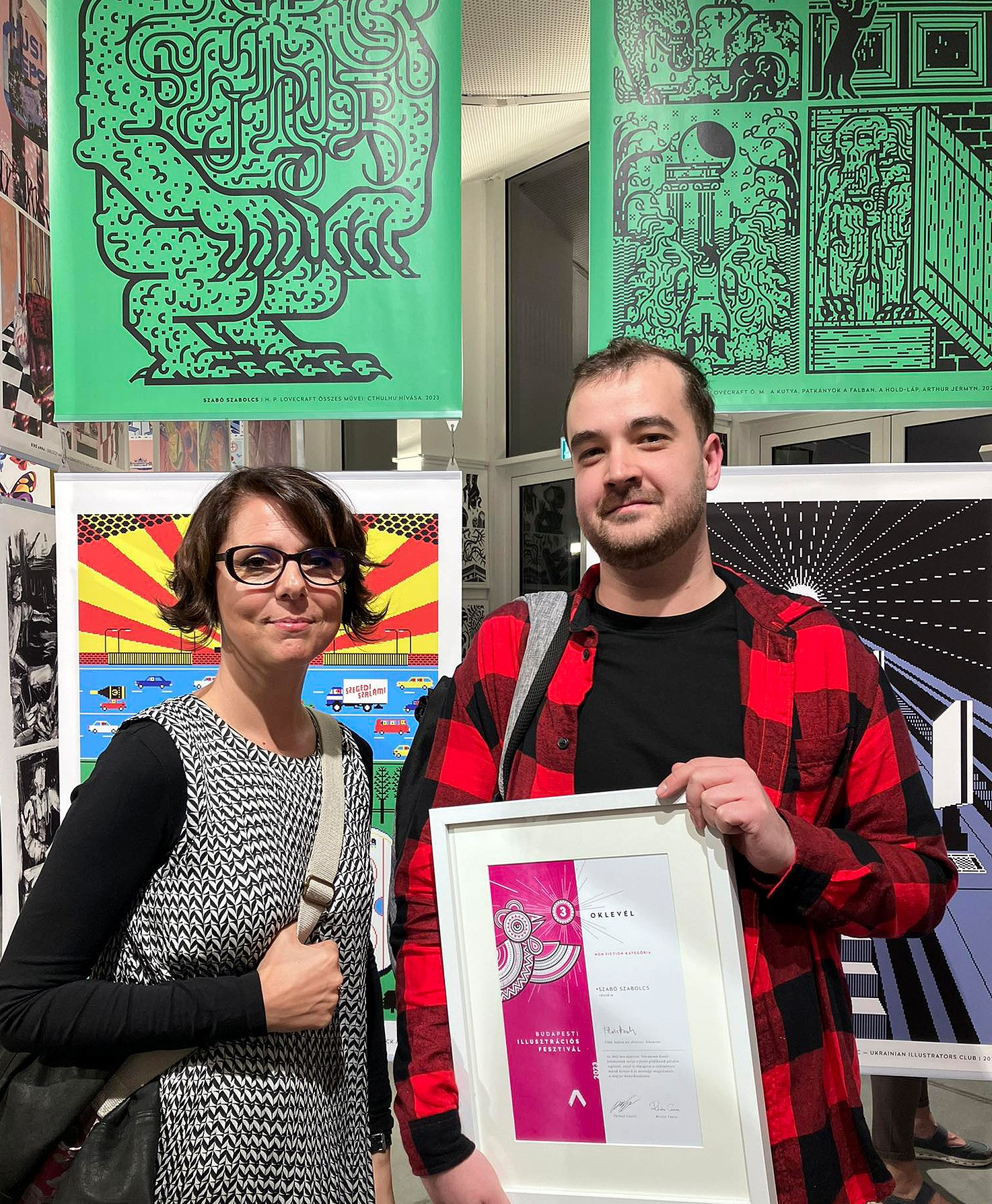 az Athenaeum Kiadó legjobb NON FICTION illusztrációs díját: Szabó Szabolcs nyerte el