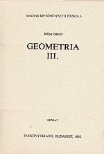 Geometria III.