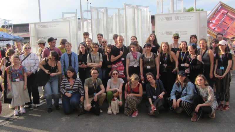 A Látványtervező Tanszék hallgatói a szcenikai világkiállításon