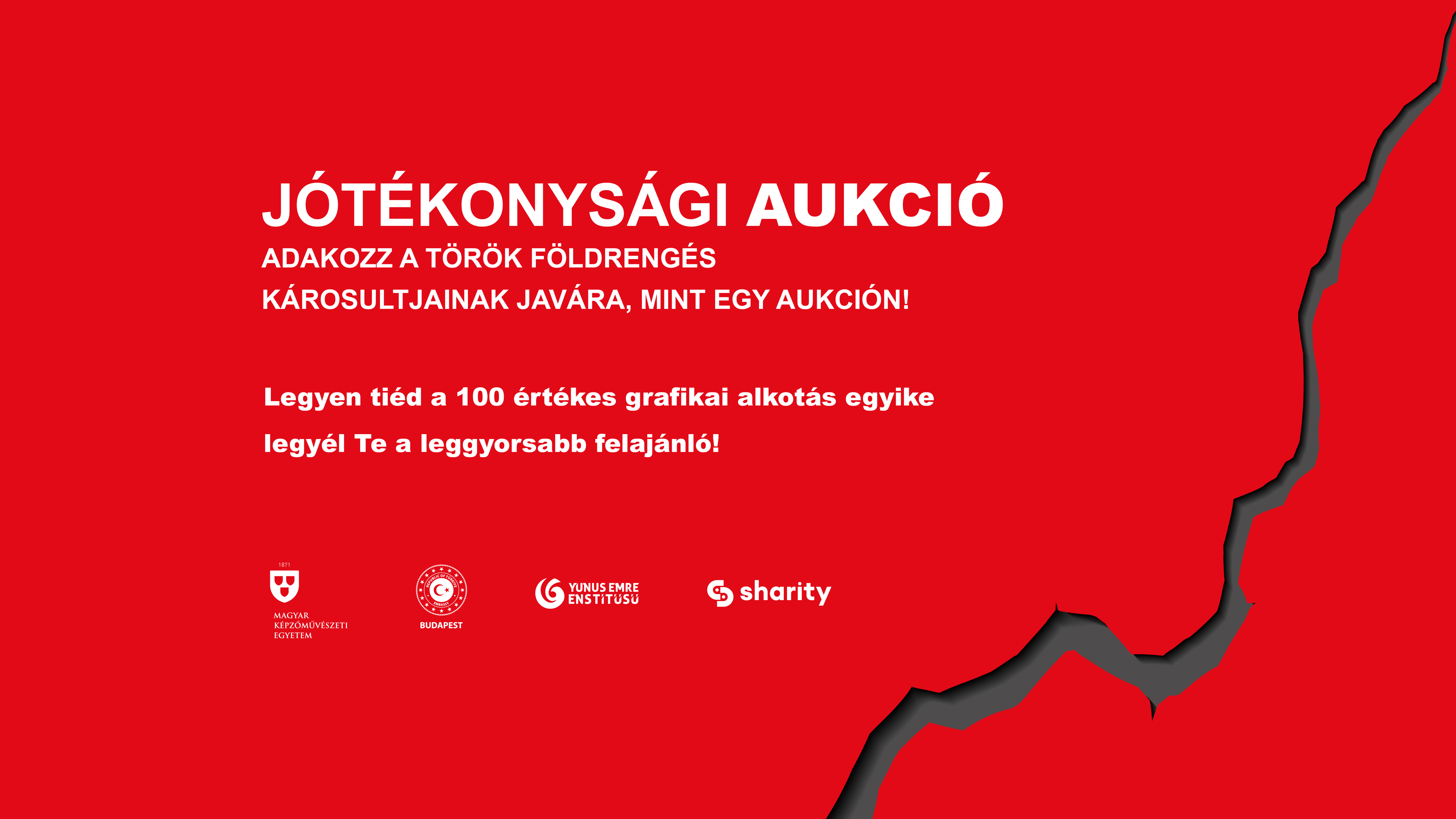 A Képzőművészeti Egyetem jótékonysági adományozást szervez a török földrengés károsultjai javára