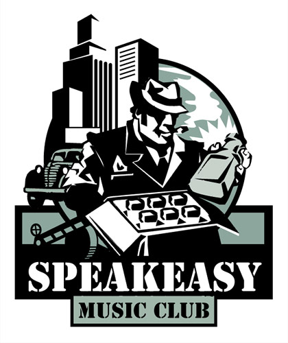 Speakeasy Music Club szórakozóhely embléma