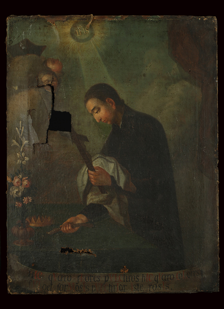 Ismeretlen festő: Gonzaga Szent Alajos, 1776