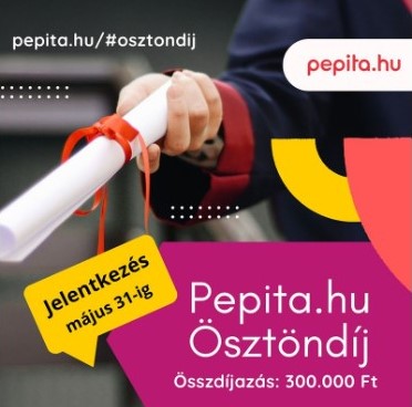 A PEPITA PÁLYÁZATA FELSŐOKTATÁSI HALLGATÓK RÉSZÉRE