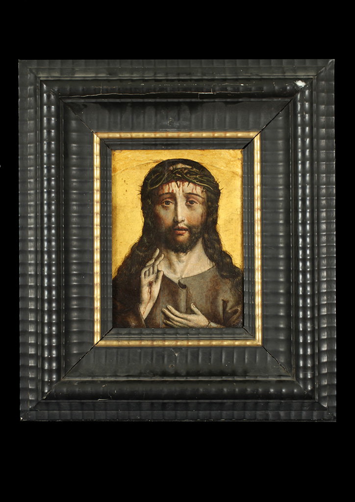 Németalföldi festő: Jézus Krisztus arcképe, 1500 k.