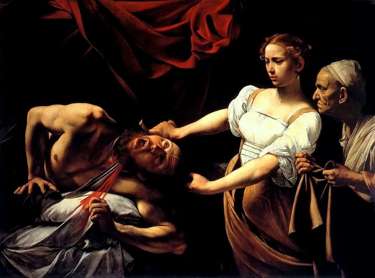 Caravaggio: Judit és Holofernész, 1599 k., Róma, Palazzo Barberini