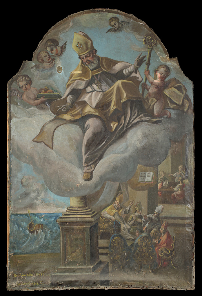 Ismeretlen festő: Szent Miklós oltárkép, 18. század második fele